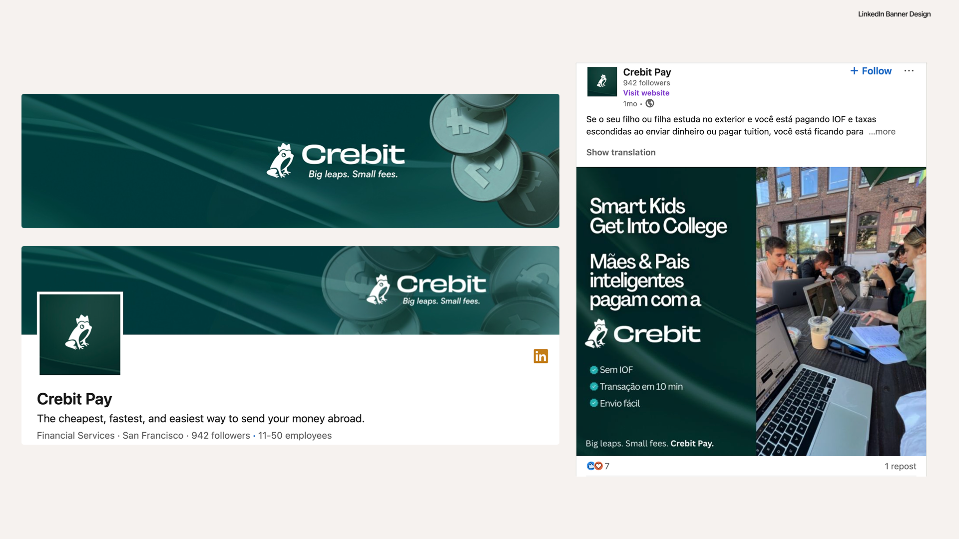 Crebit campaign assets